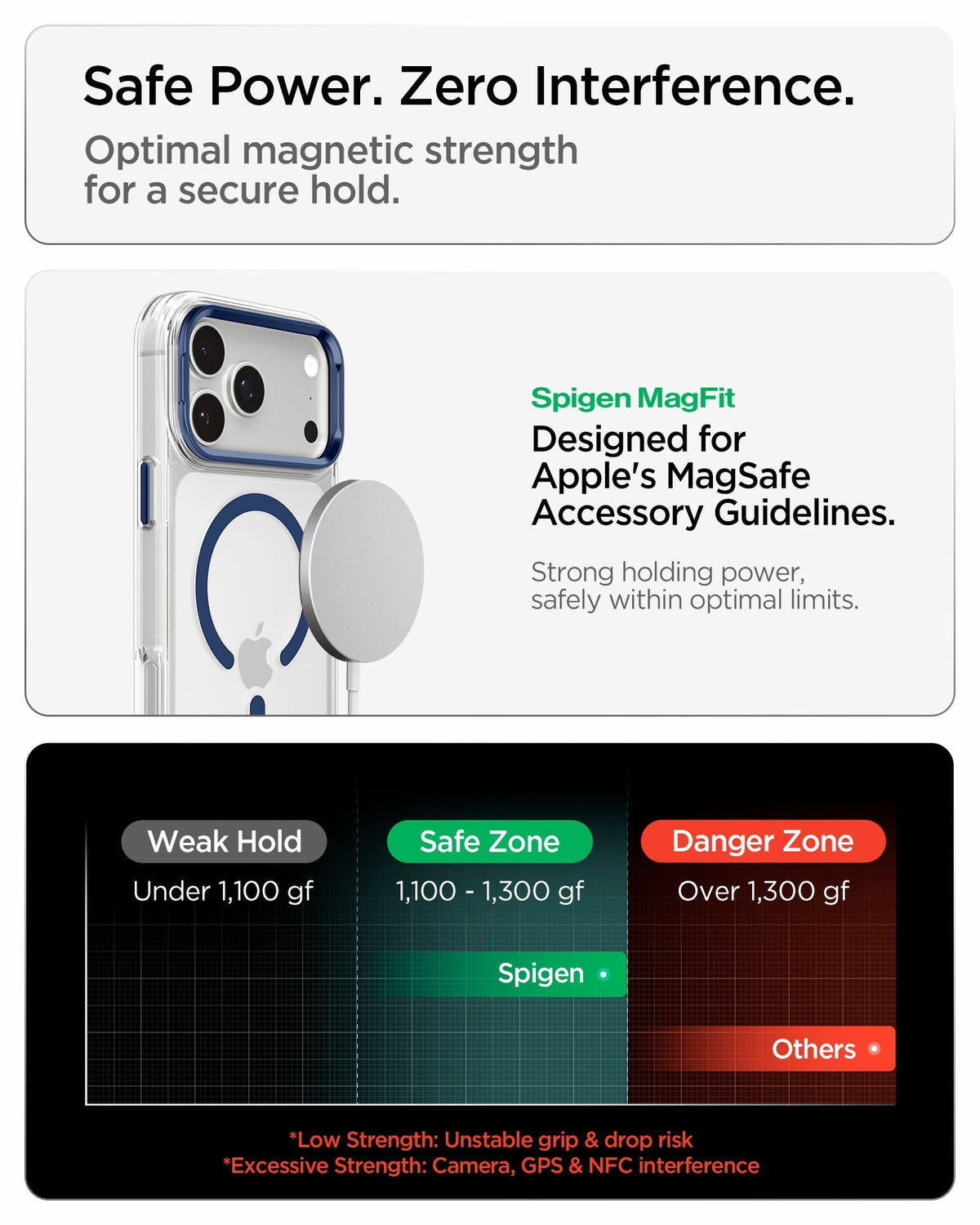 Spigen iPhone 18 Pro Ultra Hybrid Optik S (Mag Fit) - Clear Deep Blue - image 8