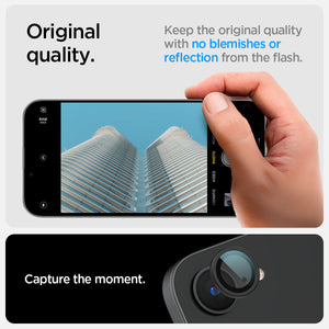 Spigen iPhone 17e / iPhone 16e Lens Protector Optik Pro EZ Fit (2 Pack) view 8