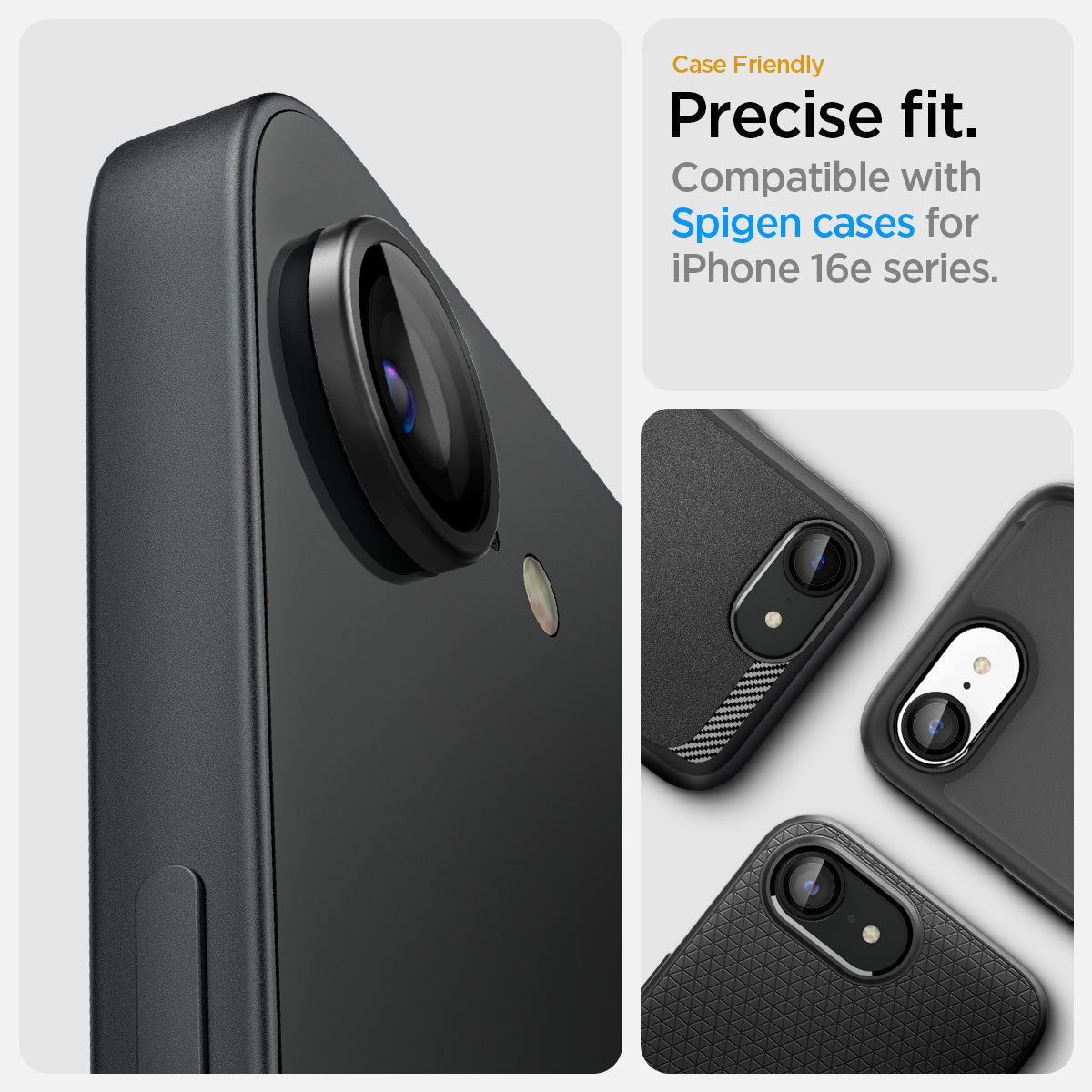 Spigen iPhone 17e / iPhone 16e Lens Protector Optik Pro EZ Fit (2 Pack) view 10