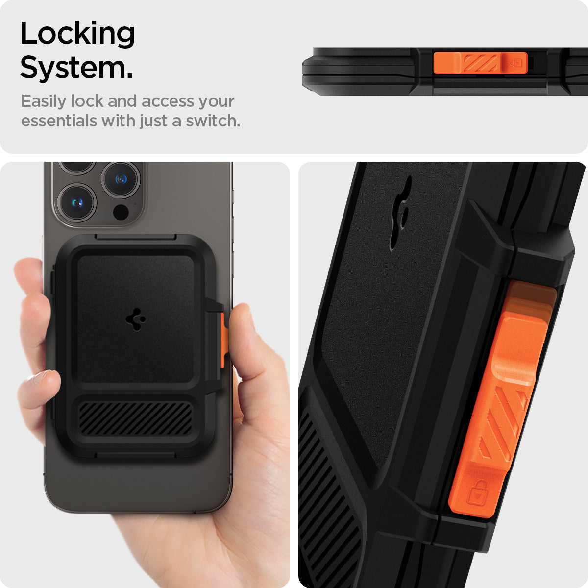 Spigen MagSafe Card Holder Accessory Lock Fit (MagFit) view 10