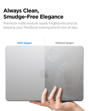 Spigen MacBook Air 13-inch M5/M4/M3/M2 Case - Airskin - Frost Clear - ACS11530 13