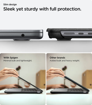 Spigen MacBook Air 15-inch M5/M4/M3/M2 Case - Urban Fit - Black - ACS06958 5