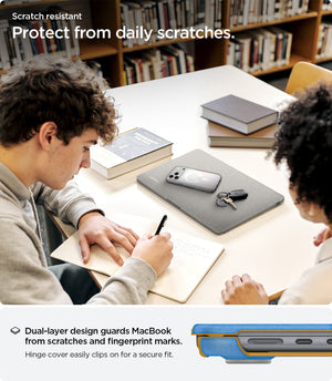 Spigen MacBook Air 15-inch M5/M4/M3/M2 Case - Urban Fit - Heather Gray - ACS10975 13