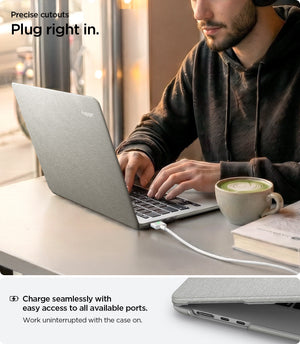 Spigen MacBook Air 15-inch M5/M4/M3/M2 Case - Urban Fit - Heather Gray - ACS10975 14