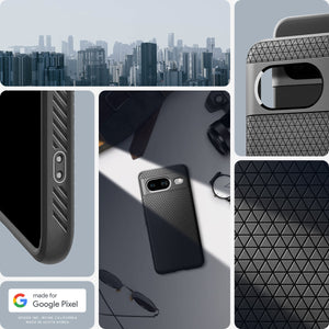 ACS06274 - Pixel 8 Case Liquid Air in Matte Black made for google.