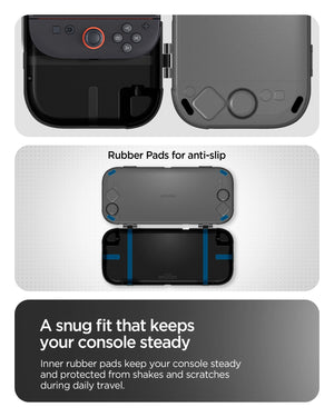 Anti-slip rubber pads inside Spigen Thin Fit 360 case