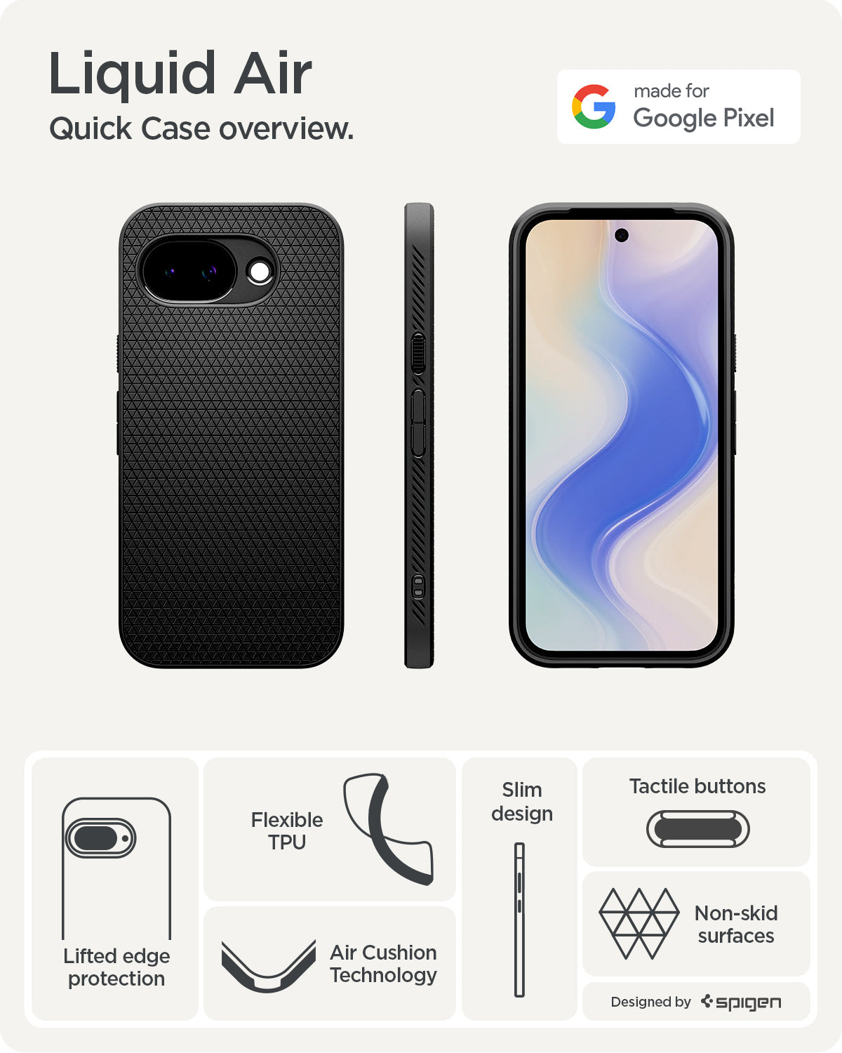Spigen Google Pixel 10a Case Liquid Air view 12