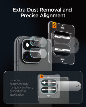 Spigen Optik EZ Fit Pro Camera Lens Protector for Pixel 11 Pro Fold (2 Pack) - Crystal Clear - image 7