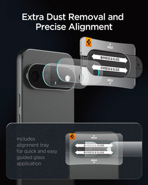 Spigen Optik EZ Fit Pro Camera Lens Protector for Pixel 11 Pro (2 Pack) - Crystal Clear - image 7