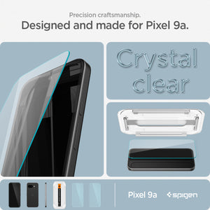 Spigen Pixel 9a Screen Protector GLAS.tR EZ Fit (2 Pack) view 13