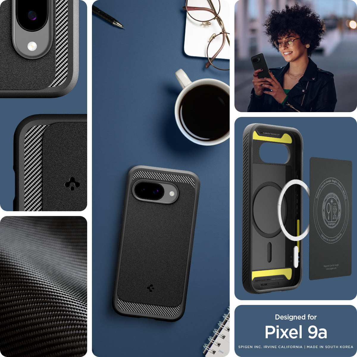 Spigen Pixel 9a Case Rugged Armor (MagFit) view 10