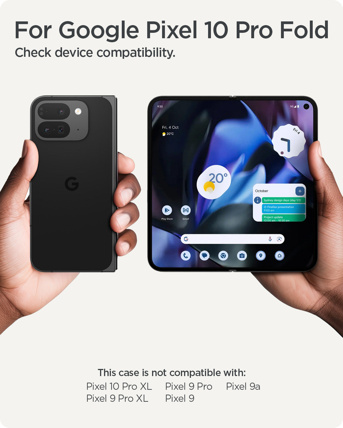 Spigen Pixel 10 Pro Fold Case Slim Armor Pro MagFit view 2
