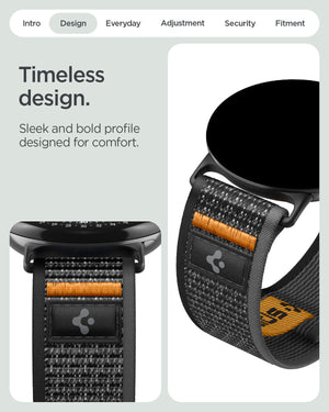 Spigen Google Pixel Watch 5 (41mm) Band – Athlex Air - Active Black Orange - official image 12