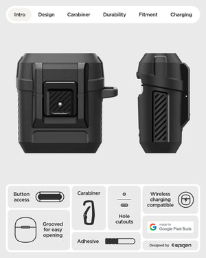 Spigen Pixel Buds 2a Case Lock Fit view 14