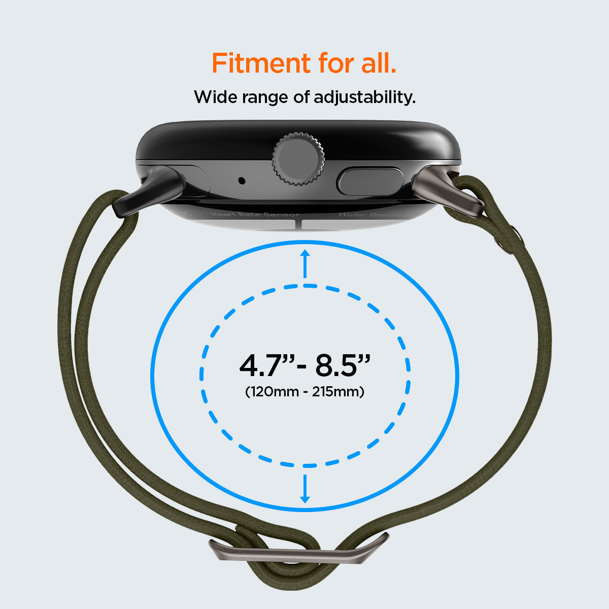 Spigen Google Pixel Watch 5 (41mm) Band – Lite Fit - Khaki - official image 10