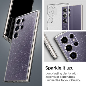 Spigen Galaxy S24 Ultra Glitter Case – Liquid Crystal – Crystal Quartz – detail image 12