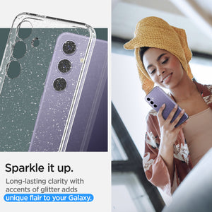 Spigen Liquid Crystal Glitter case for Galaxy S24 in Crystal Quartz – detail image 11