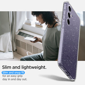 Spigen Liquid Crystal Glitter case for Galaxy S24 in Crystal Quartz – detail image 13