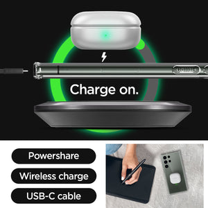 Spigen Ultra Hybrid case for Galaxy S23 Ultra in Crystal Clear – detail image 15