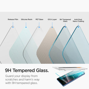 Spigen Galaxy S25 Ultra Screen Protector Glas.tR EZ Fit HD (2 Pack) view 11