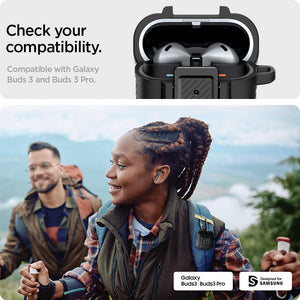Spigen Galaxy Buds 3 FE Case - Lock Fit - Matte Black - image 13