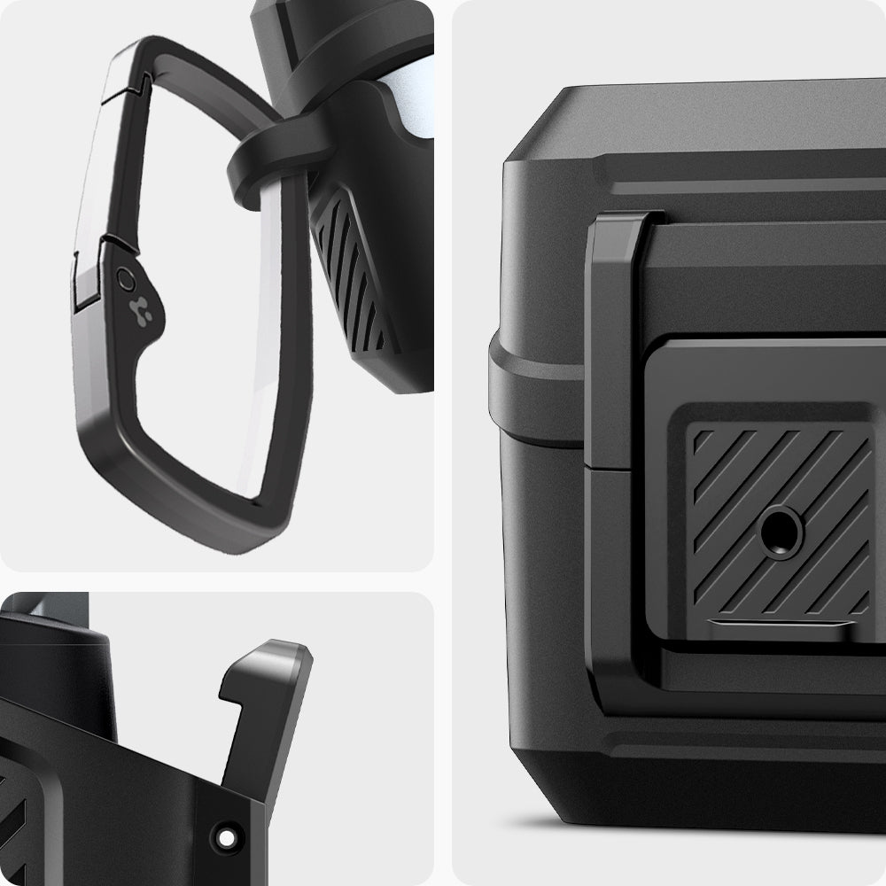 Spigen Galaxy Buds 3 FE Case - Lock Fit - Matte Black - image 14