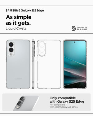 Spigen Galaxy S25 Edge Case – Liquid Crystal – Crystal Clear – product image 14