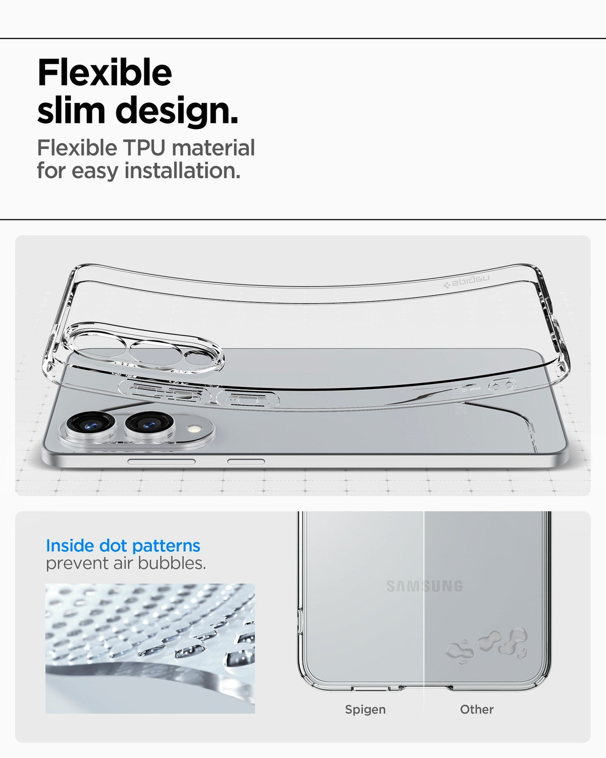 Spigen Galaxy S25 Edge Case – Liquid Crystal – Crystal Clear – product image 18