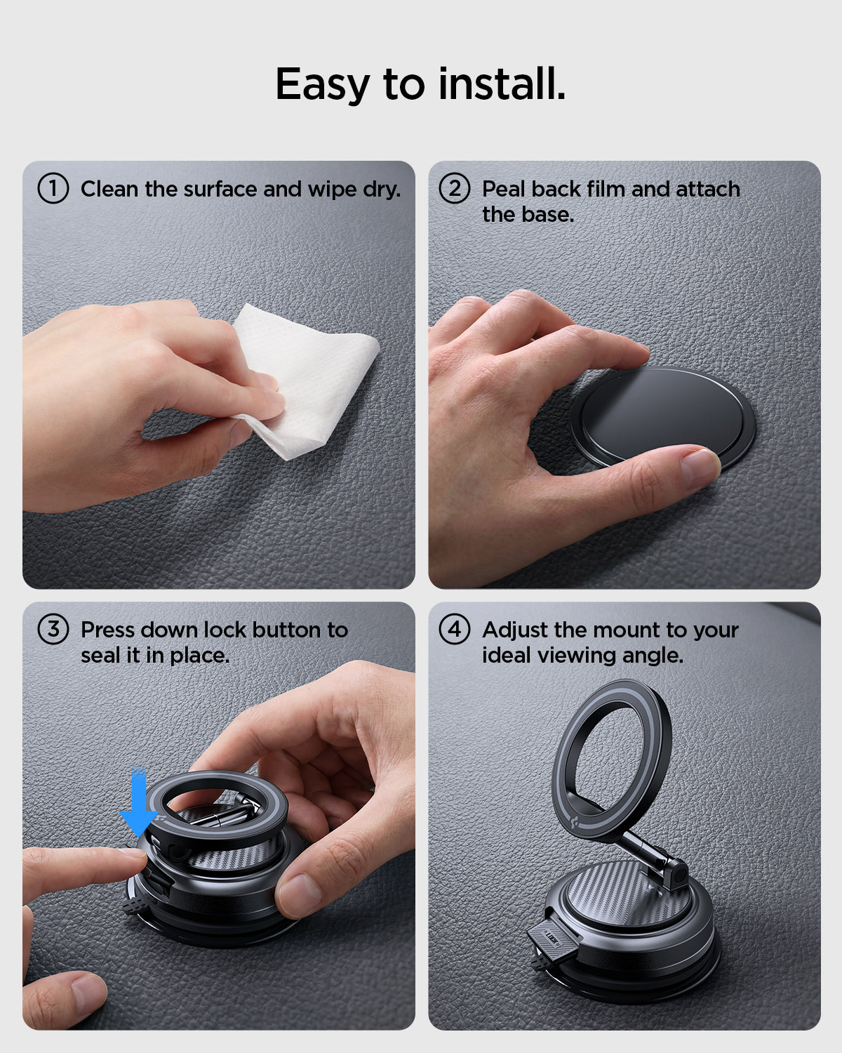 MagFit phone compatibility for Spigen STIK STK100 mount