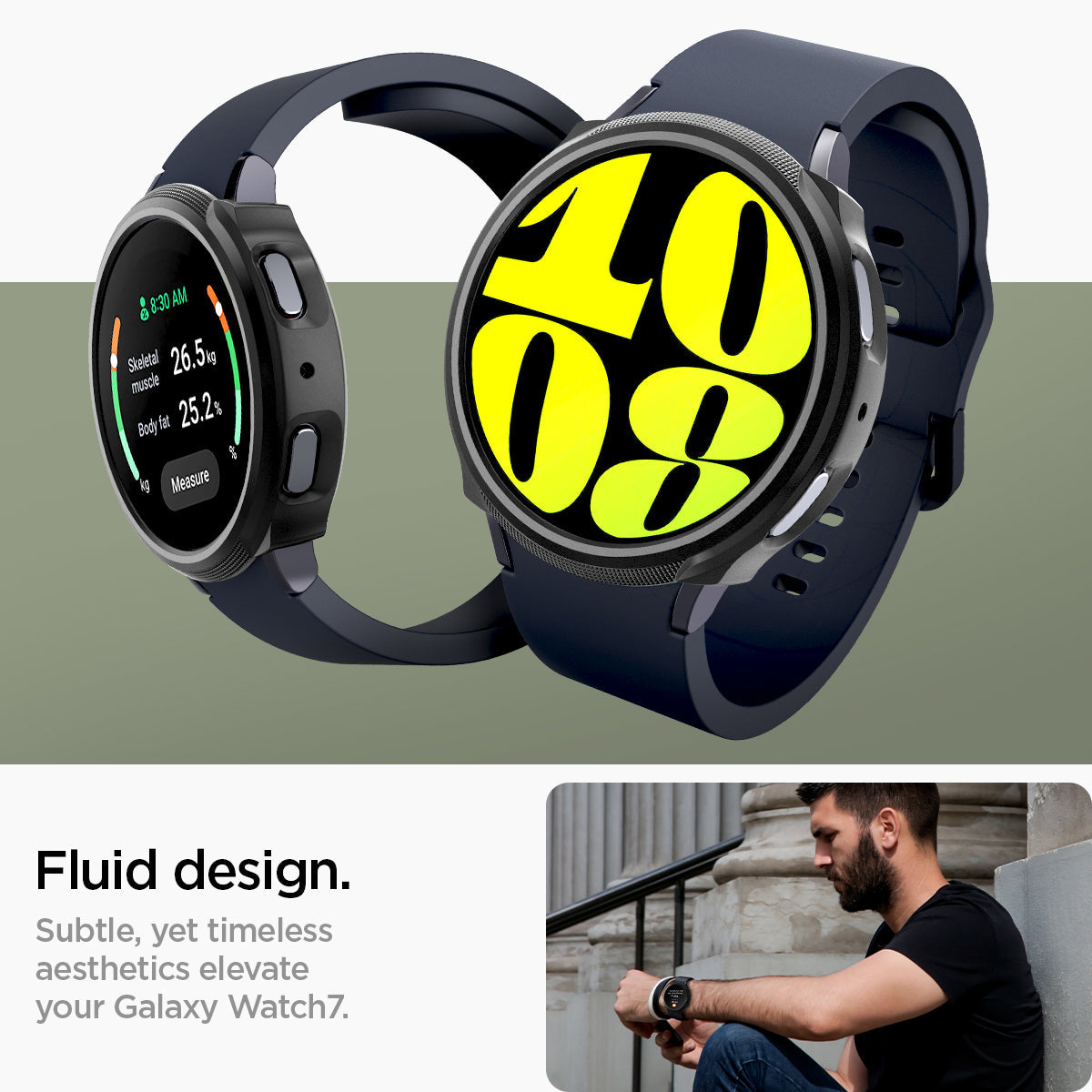Spigen Galaxy Watch 7 (44mm) Case Liquid Air view 11
