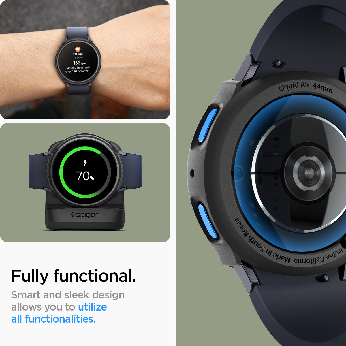 Spigen Galaxy Watch 7 (44mm) Case Liquid Air view 13