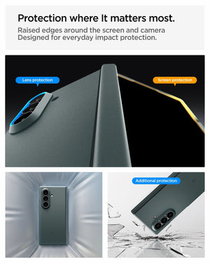 Spigen Galaxy Z Fold 8 Ultra Case Air Fit Pro MagFit - Abyss Green - image 8