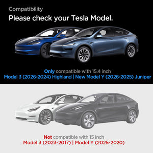 Spigen Tesla Model 3 / Model Y Screen Protector (15.4") Screen Protector GLAS.tR EZ Fit Anti-Glare view 4