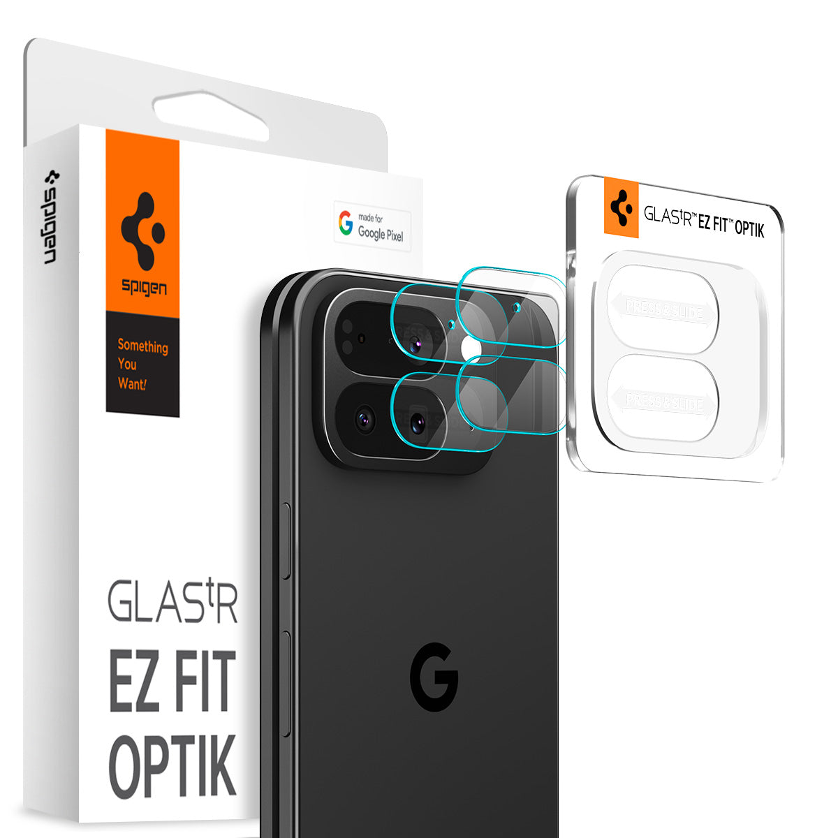 Spigen Pixel 10 Pro Fold Lens Protector Optik EZ Fit (2 Pack)