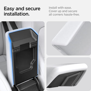 Spigen Tesla Model 3 Highland / Model Y Juniper Armrest Cover – White official detail 6