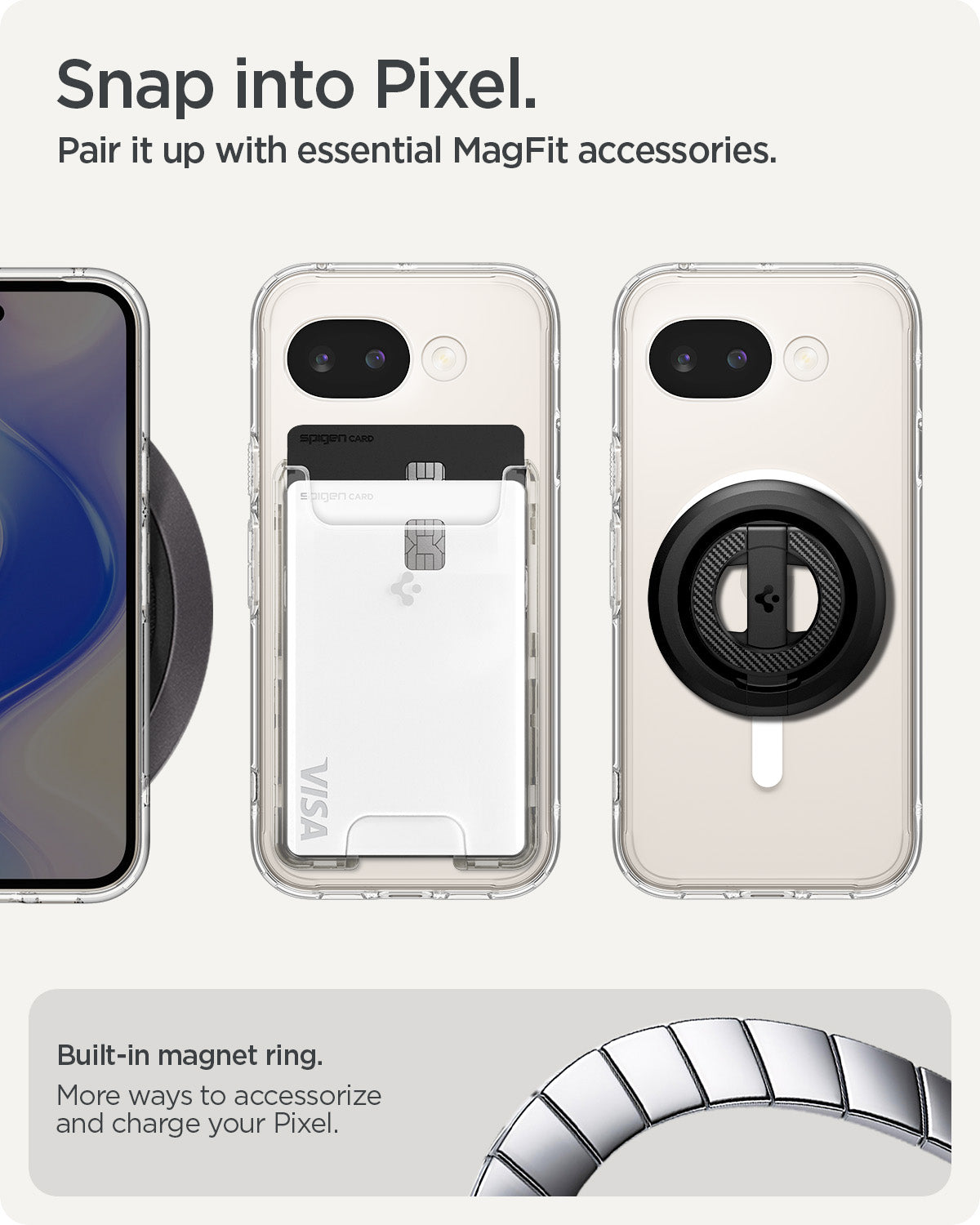 Spigen Google Pixel 10a Case Ultra Hybrid MagFit (MagSafe Compatible, PixelSnap Ready) view 14
