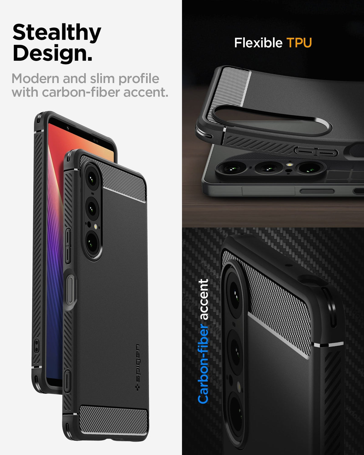 Spigen Xperia 1 VII Case Rugged Armor view 8