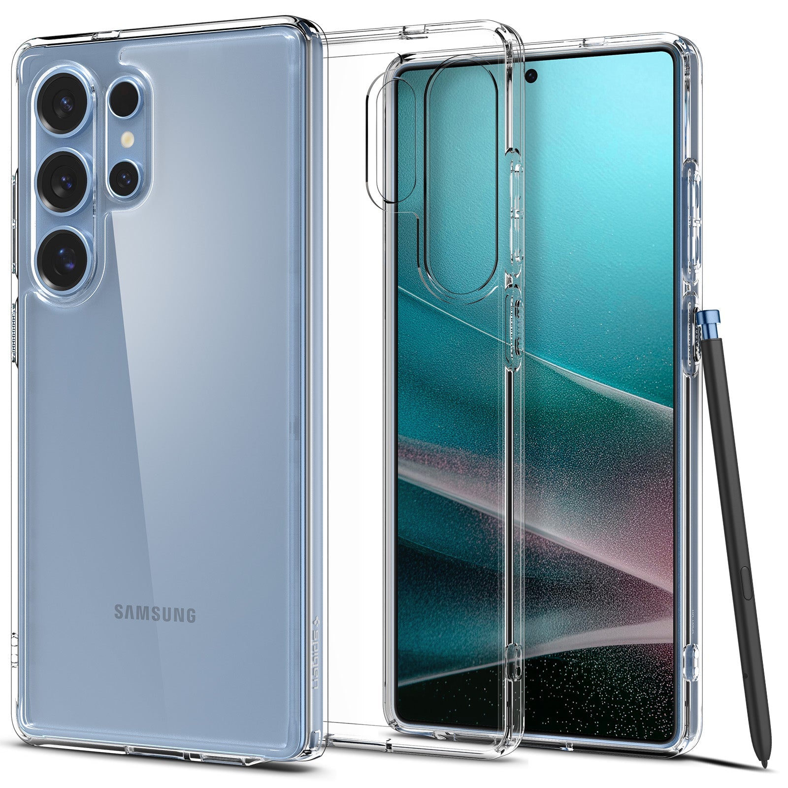 Spigen Galaxy S25 Ultra Case – Ultra Hybrid – Crystal Clear – product image 1