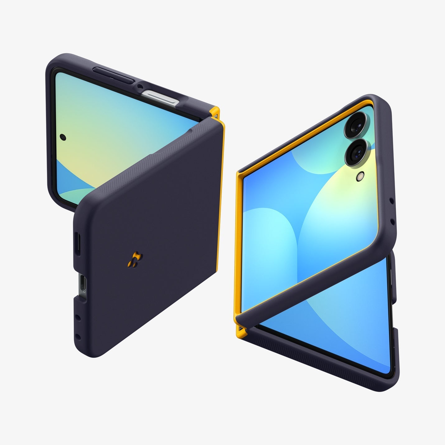 Spigen Galaxy Z Flip 8 Case Nano Pop MagFit - Blueberry Navy - image 2