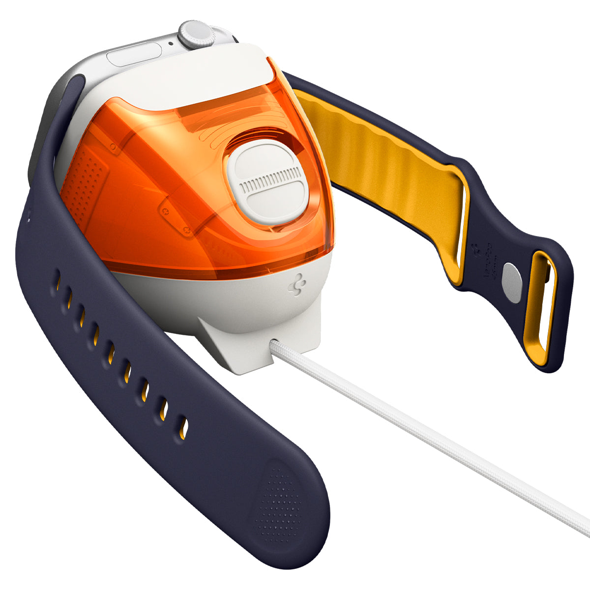 Spigen Classic C1 Apple Watch charger stand - Tangerine - image 2