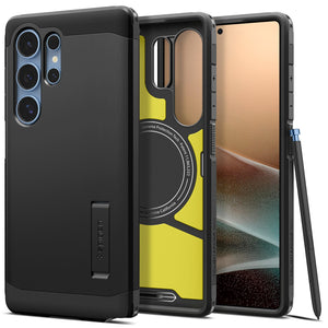 Spigen Galaxy S25 Ultra Case – Tough Armor AI (MagFit) – Black – product image 1