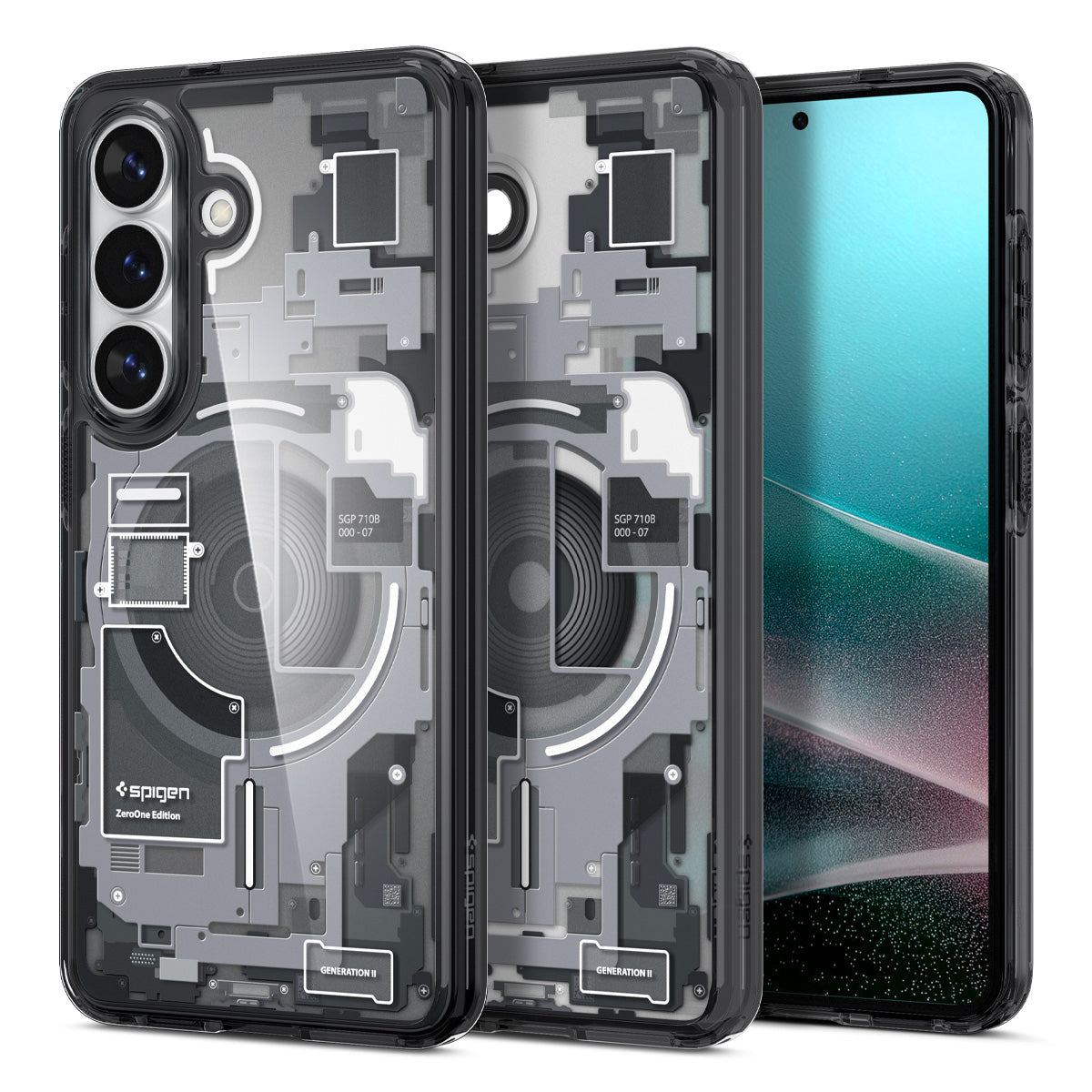 Spigen Galaxy S26 Plus Case – Ultra Hybrid Zero One (MagFit) – Zero One Black – product image 1