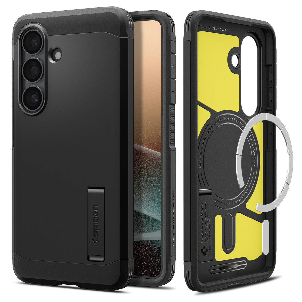 Spigen Galaxy S26 Case – Tough Armor (MagFit) – Black – product image 1