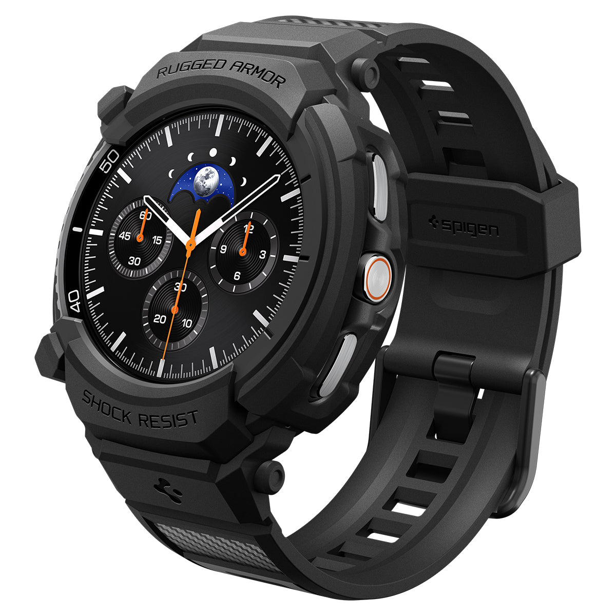 Spigen Galaxy Watch 8 Classic (46mm) Case + Case Rugged Armor Pro