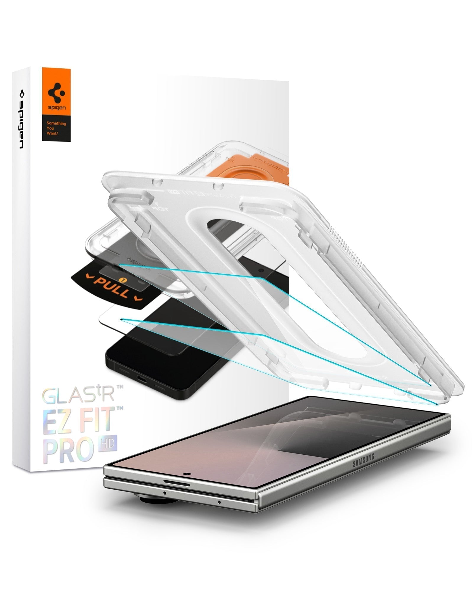 Spigen Galaxy Z Fold 8 Ultra Screen Protector - Glas.tR EZ Fit Pro HD (2 Pack) - Crystal Clear - image 1