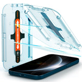 מגן מסך Spigen ל-iPhone 12 Pro Max / 12 Pro / 12 – GLAS.tR EZ Fit