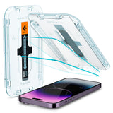 מגן מסך Spigen ל-iPhone 14 Pro Max / 14 Pro – GLAS.tR EZ Fit | הגנה על החיישן
