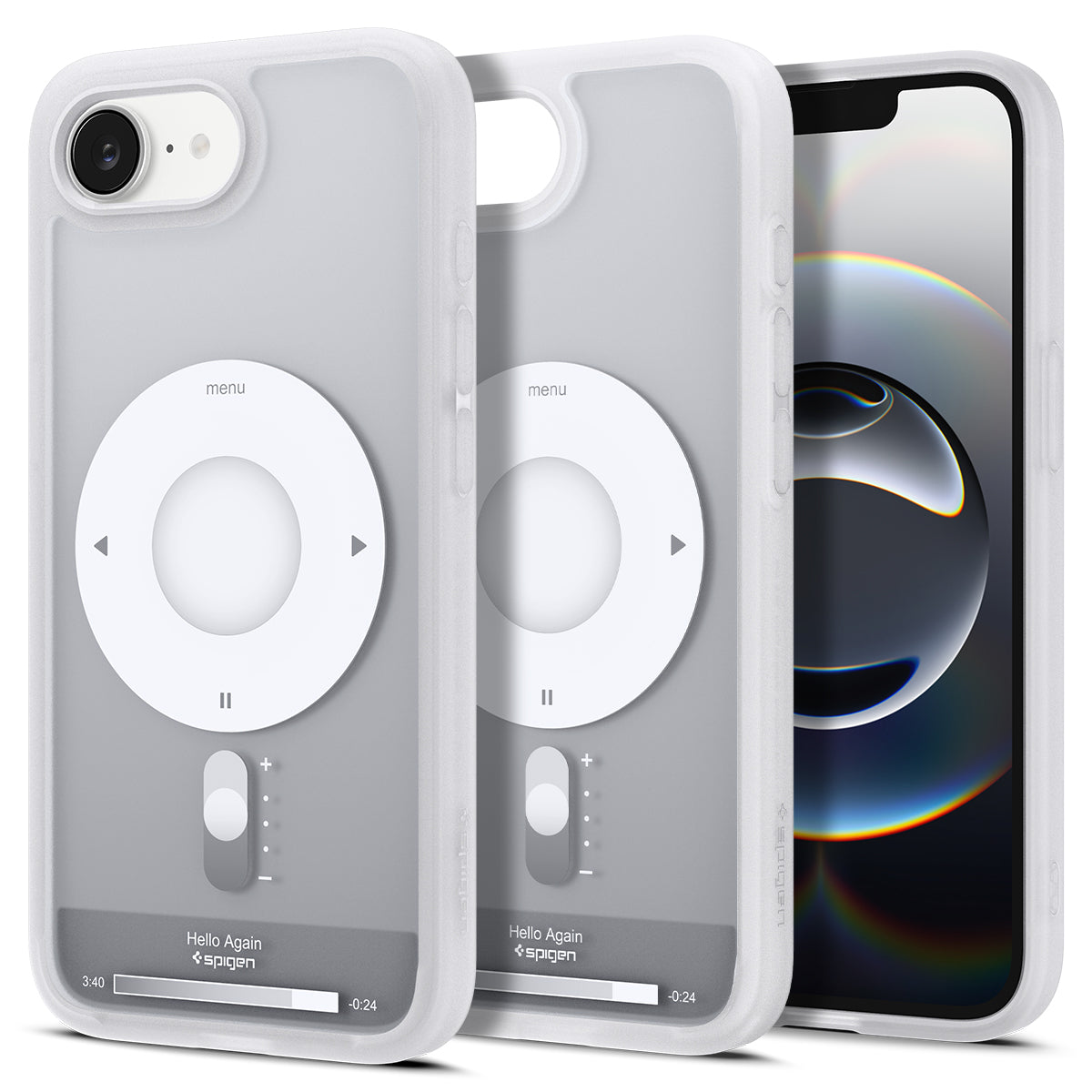 Spigen iPhone 17e and iPhone 16e Case – Ultra Hybrid Classic (MagFit) – Classic Silver – main image