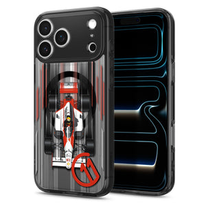 Spigen iPhone 17 Pro Max c11 Series MagFit case in Turbo - installed front and rear view