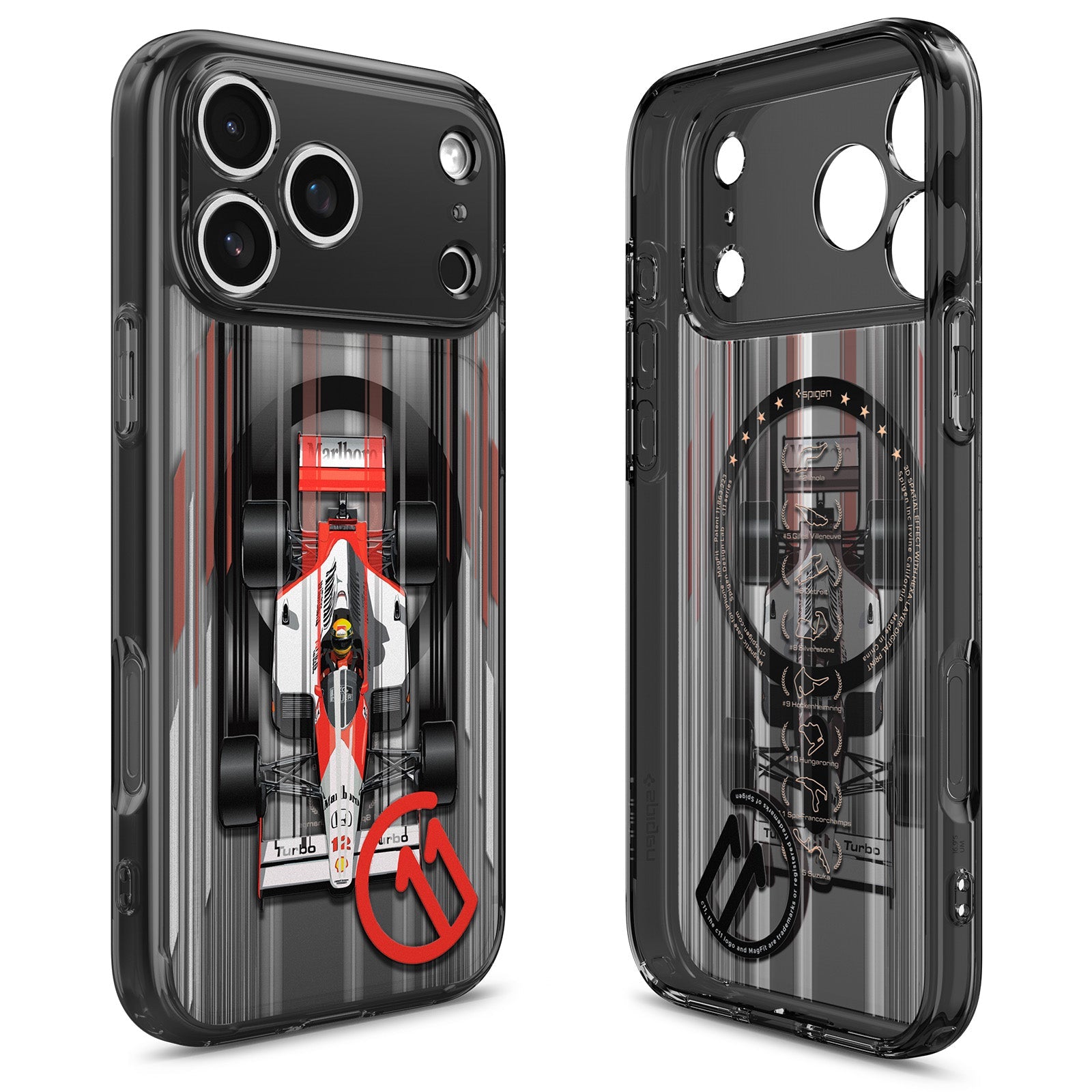 Spigen iPhone 17 Pro Max c11 Series MagFit case in Turbo - white-background main image